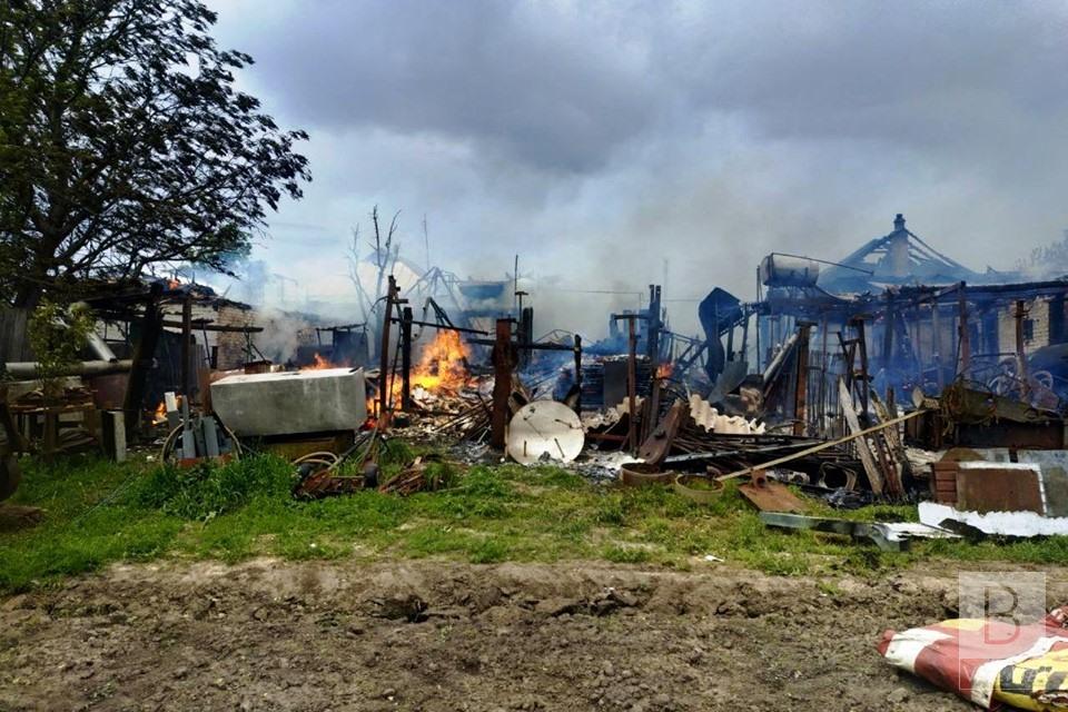 На Черниговщине в жилом секторе спасатели ликвидировали три пожара. ФОТО