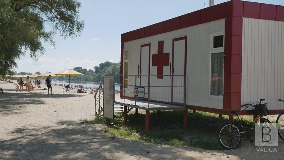 На черниговском пляже возросло количество обращений к медикам ВИДЕО