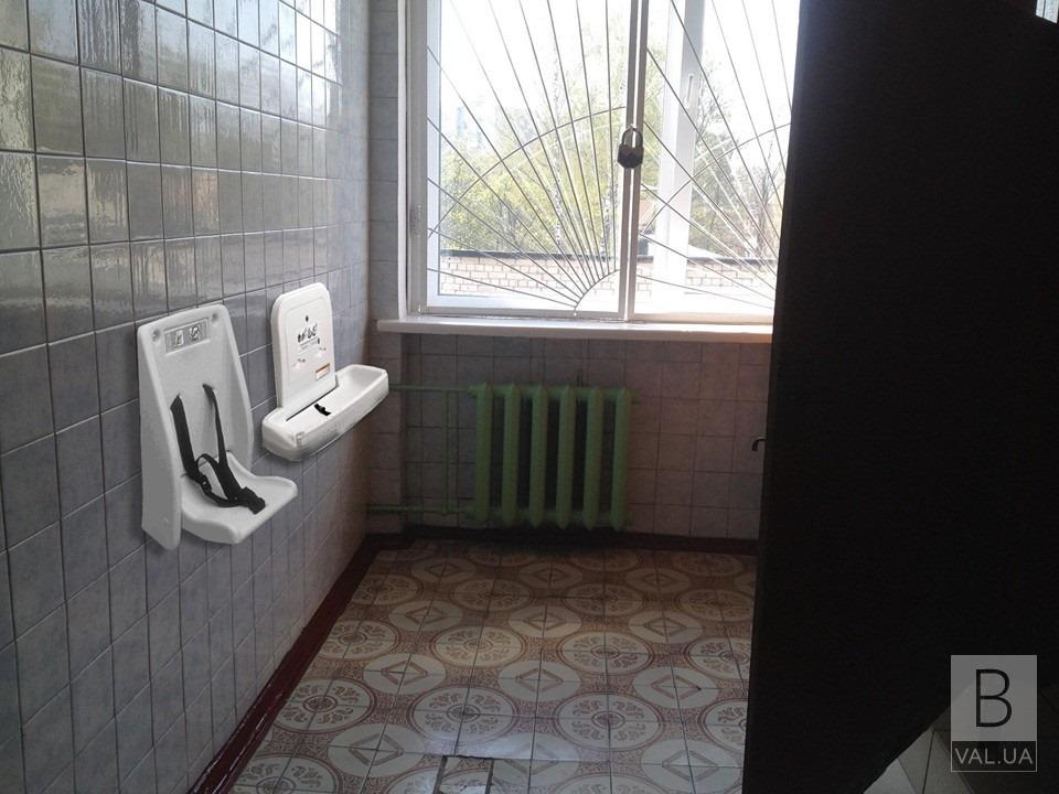 Туалеты в черниговских детских поликлиниках хотят сделать «дружественными мам». ФОТО