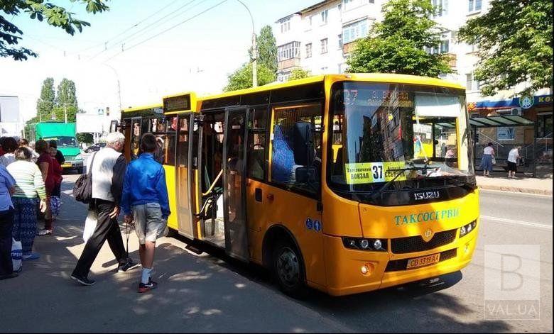 На час святкувань у Чернігові робота міського пасажирського транспорту зазнає змін