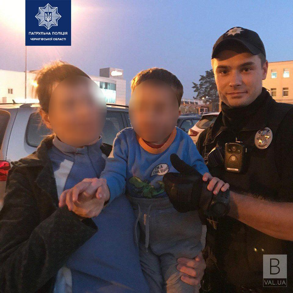 У Чернігові поліцейські повернули додому 5-річного втікача