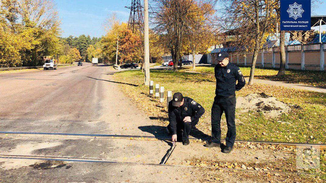 На Чернігівщині патрульні продовжують «інспектувати» стан доріг