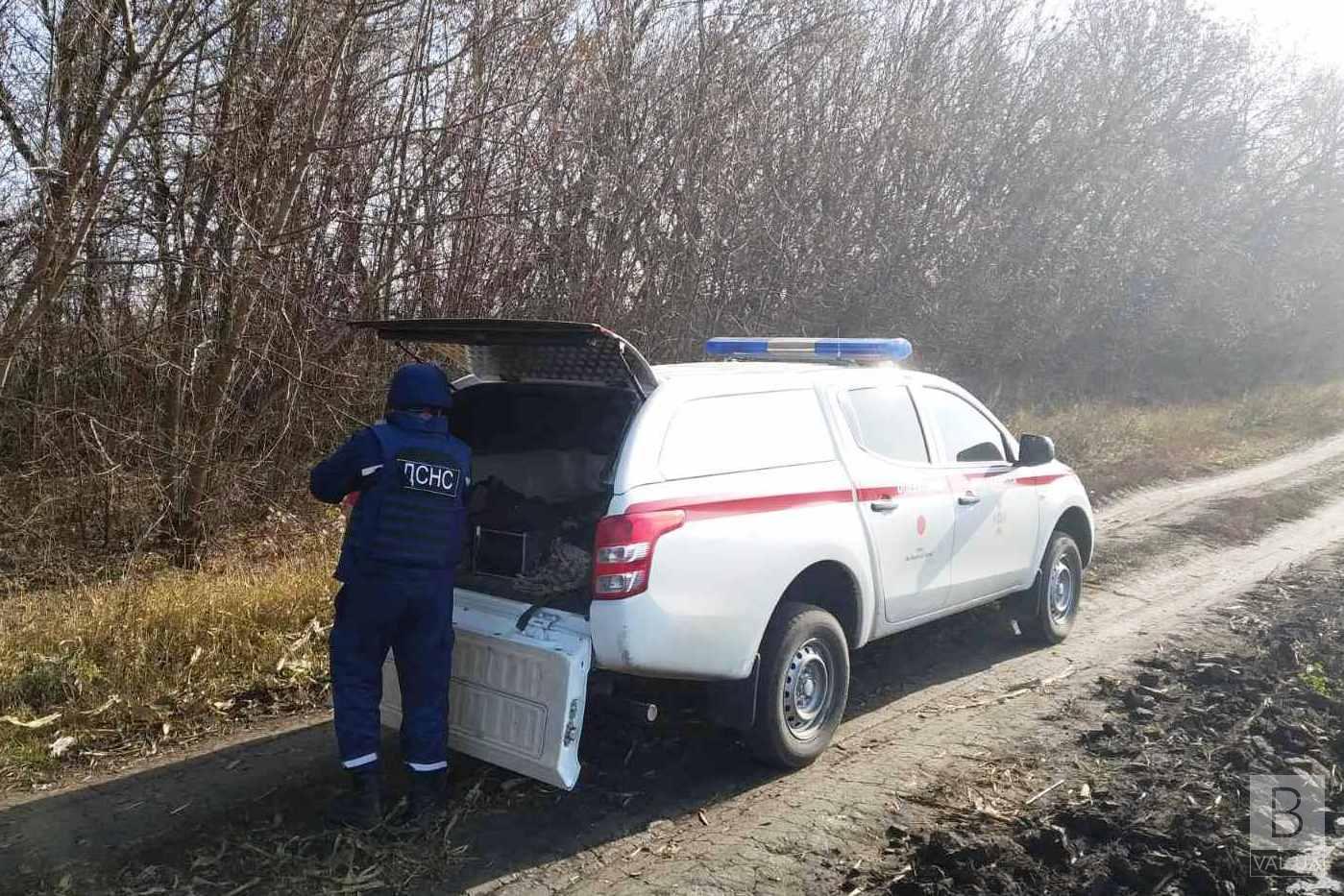 Неподалік Ічні грибники знайшли мінометну міну. ФОТО