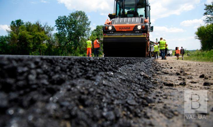 На Черниговщине в этом году отремонтировано 50,5 километров автодорог