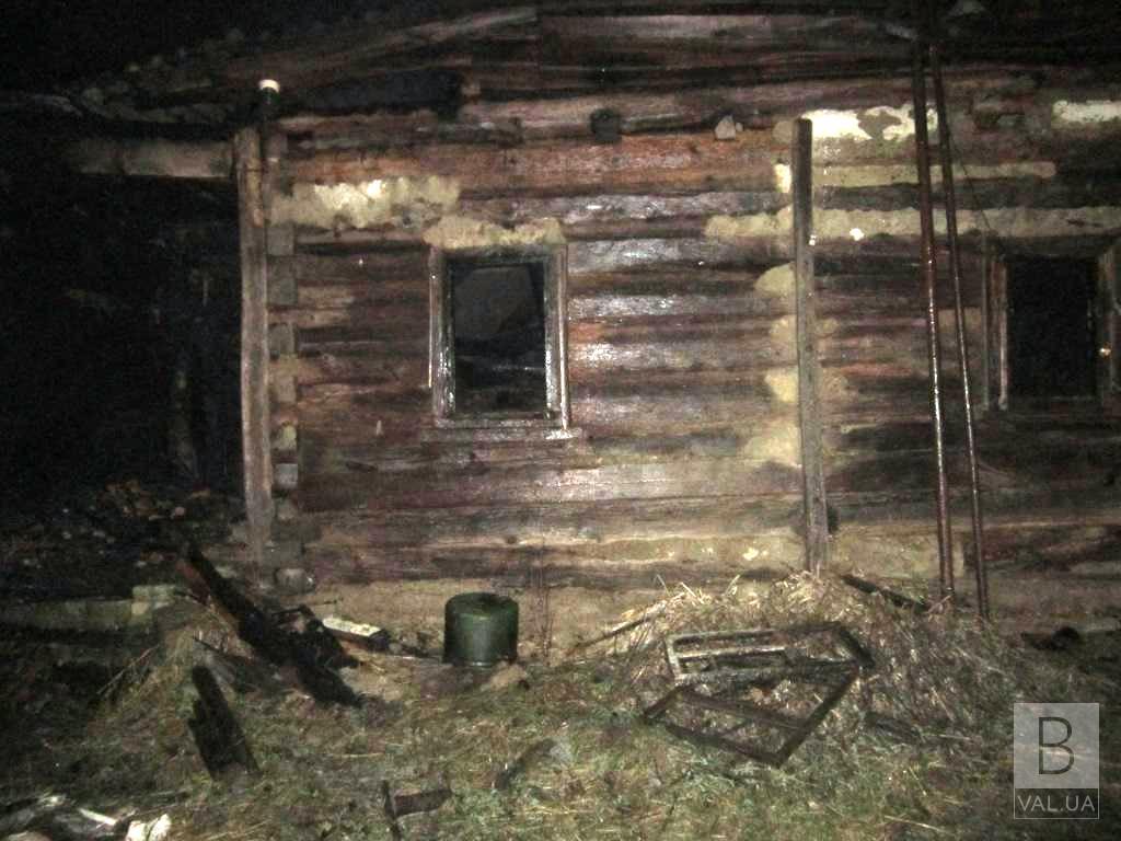 В Борзнянському районі 48-річний чоловік згорів у власному будинку