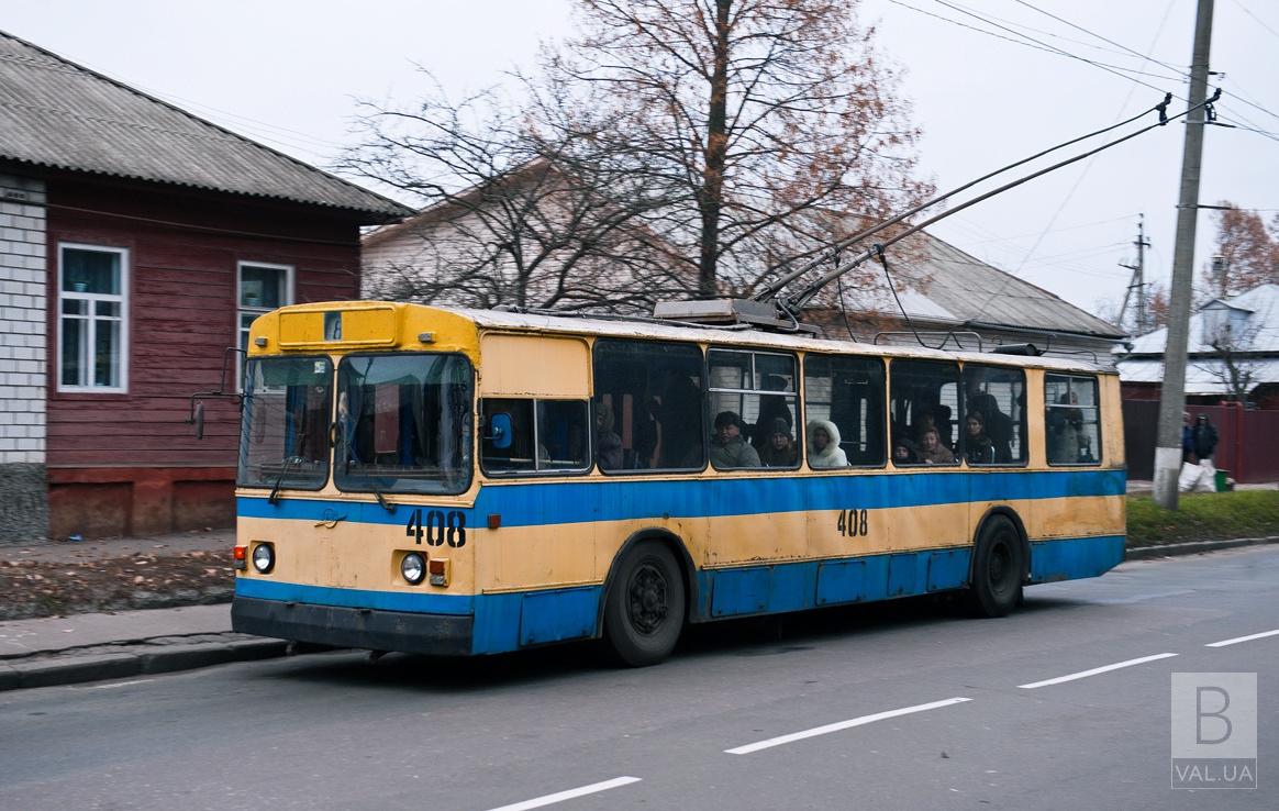 Не вистачає кадрів: у Чернігові скоротили кількість тролейбусів на двох маршрутах