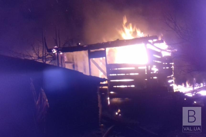 В Борзнянском районе в собственном доме сгорел 69-летний мужчина