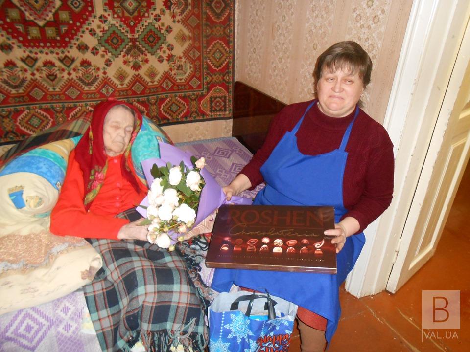 Жительница Чернигова отпраздновала 100-летний юбилей. ФОТО