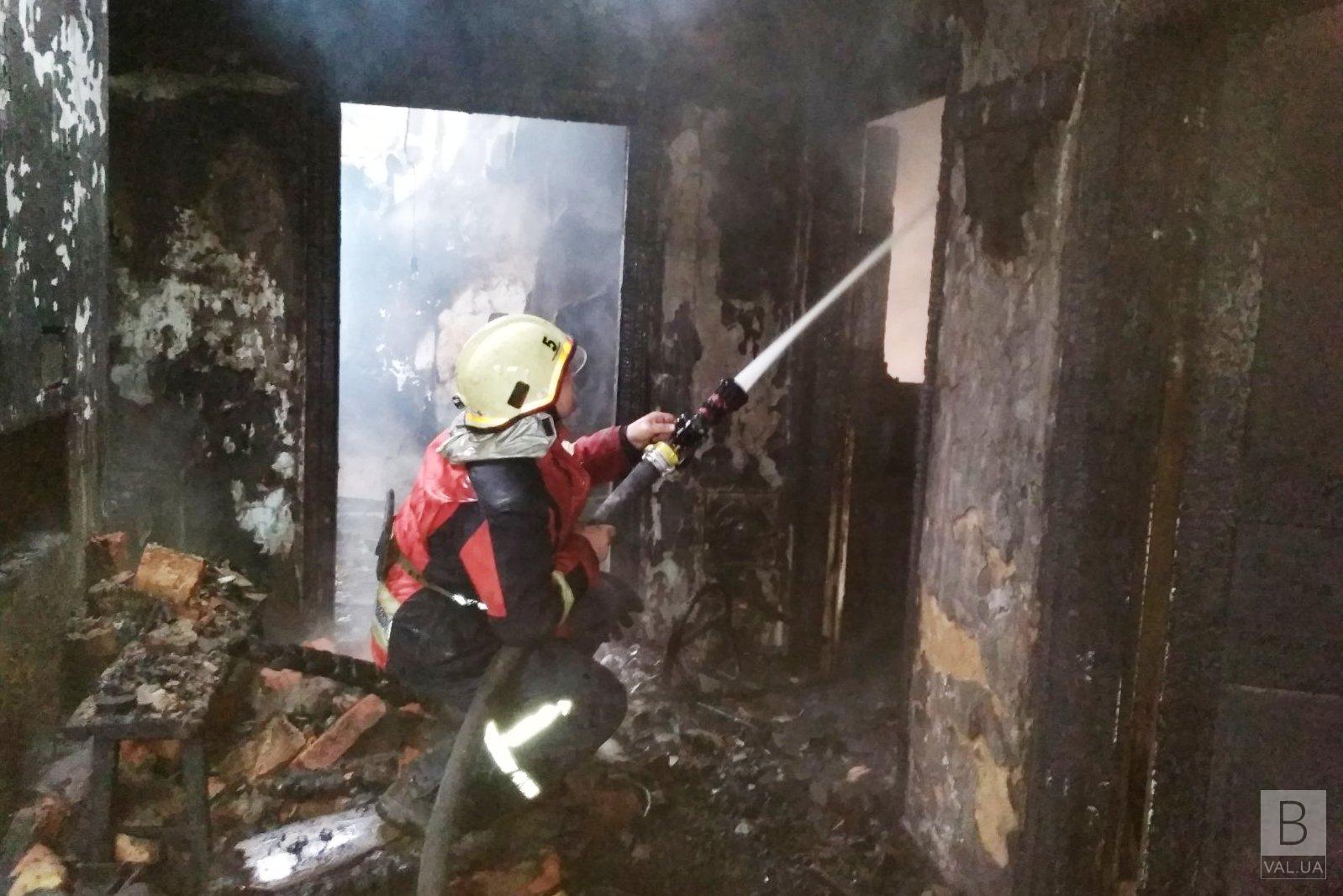 Смертельный пожар на территории Козелецкого района: спасатели назвали причину. ФОТО