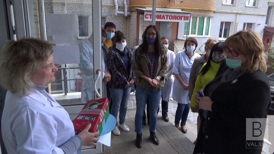 Чернігівські лікарі отримують системну допомогу від об’єднання «Безпека медиків та мешканців регіону під час епідемії» 