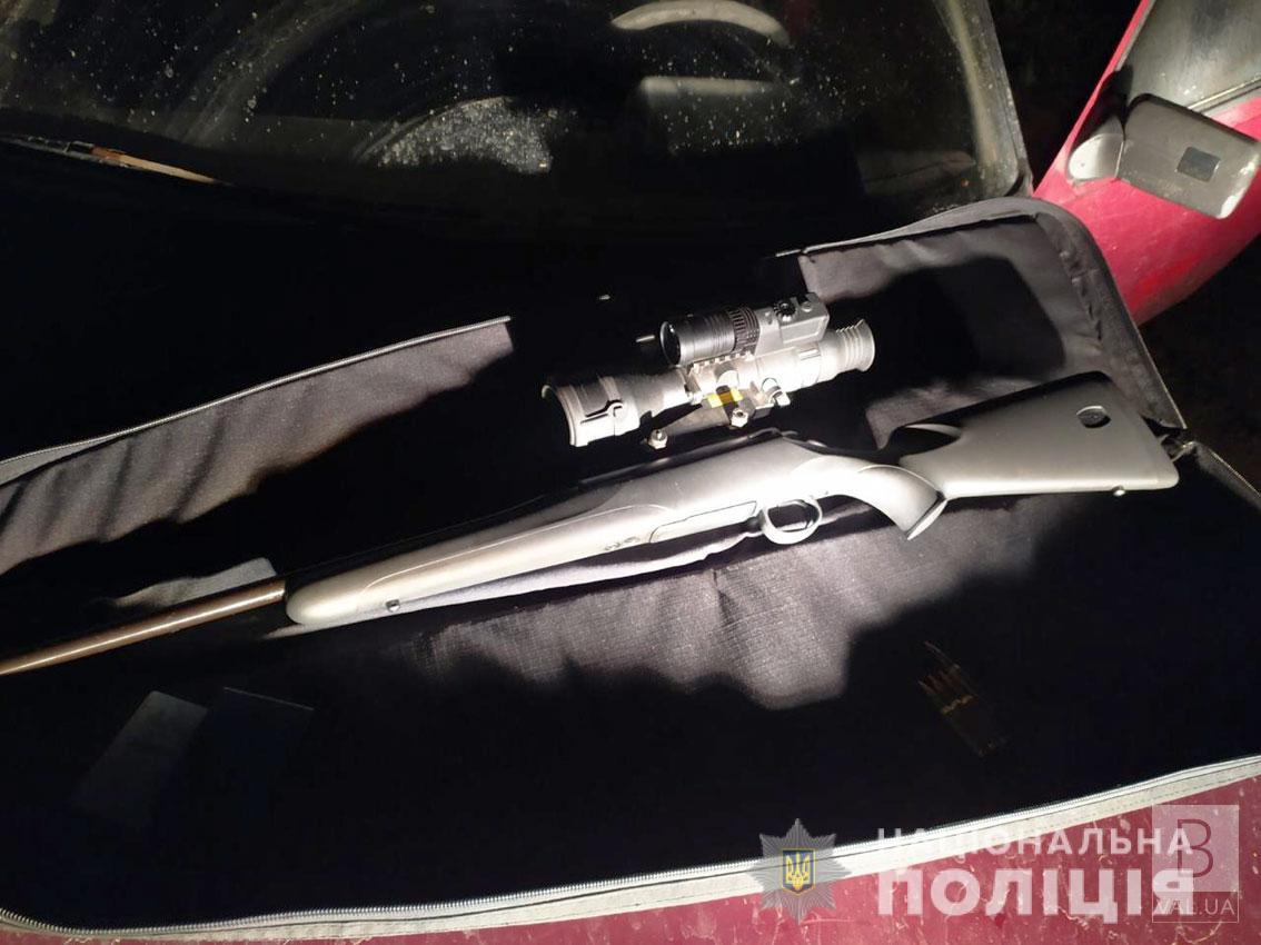 У жителя Чернигова изъяли незарегистрированный карабин с оптическим прицелом