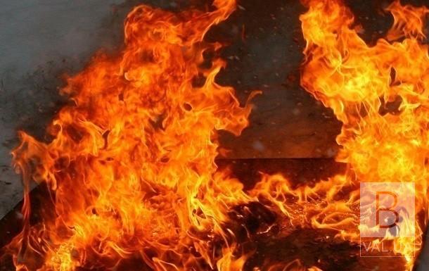 В Черниговском районе сгорела дача