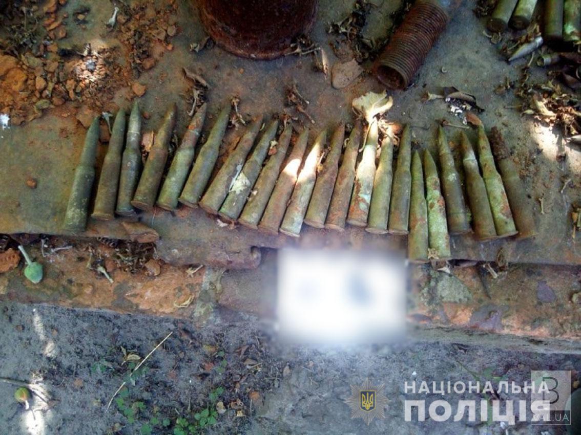 Житель Сновска «коллекционировал» боеприпасы времен Второй мировой. ФОТО