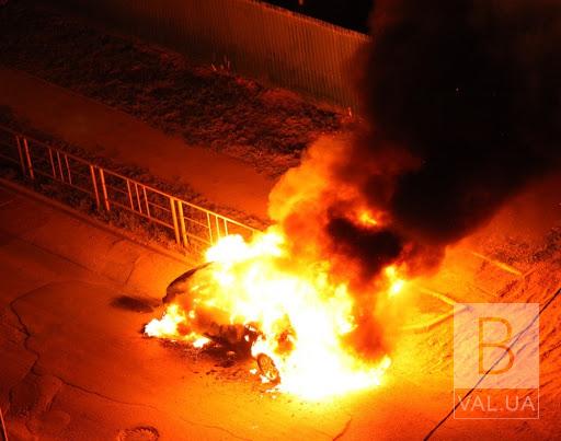 На Срібнянщині підпалили «Volkswagen Golf»