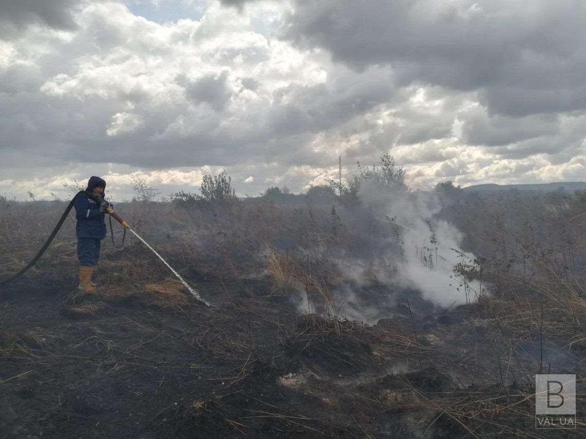 В Семеновском районе горит торф