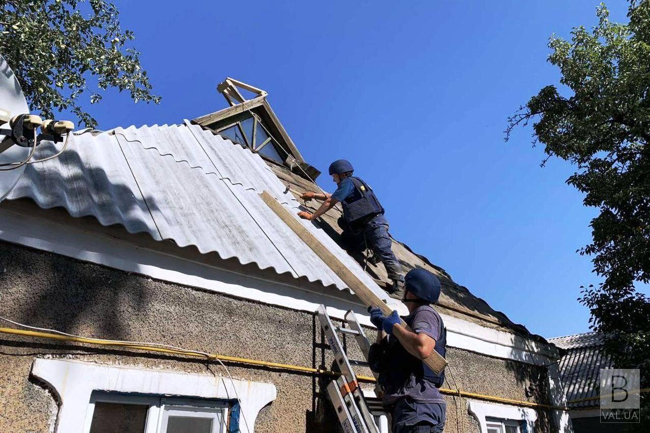 Рятувальники Чернігівщини на Донеччині відновили шість пошкоджених обстрілами будинків. ФОТО