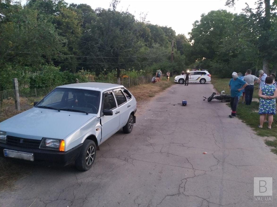 Смертельне зіткнення: на Чернігівщині у ДТП загинув мотоцикліст