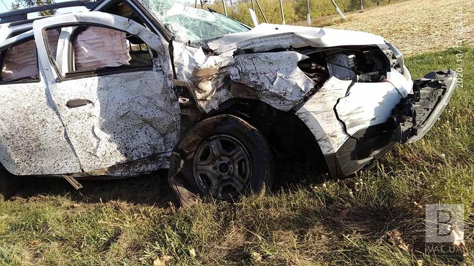 На Чернігівщині зіткнулись мікроавтобус та легковик: п'ять постраждалих. ФОТО