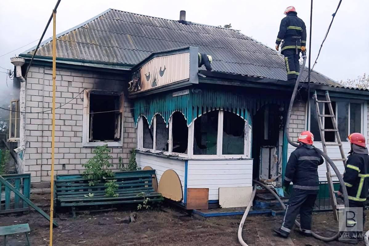 На Чернігівщині пожежа забрала життя двох людей