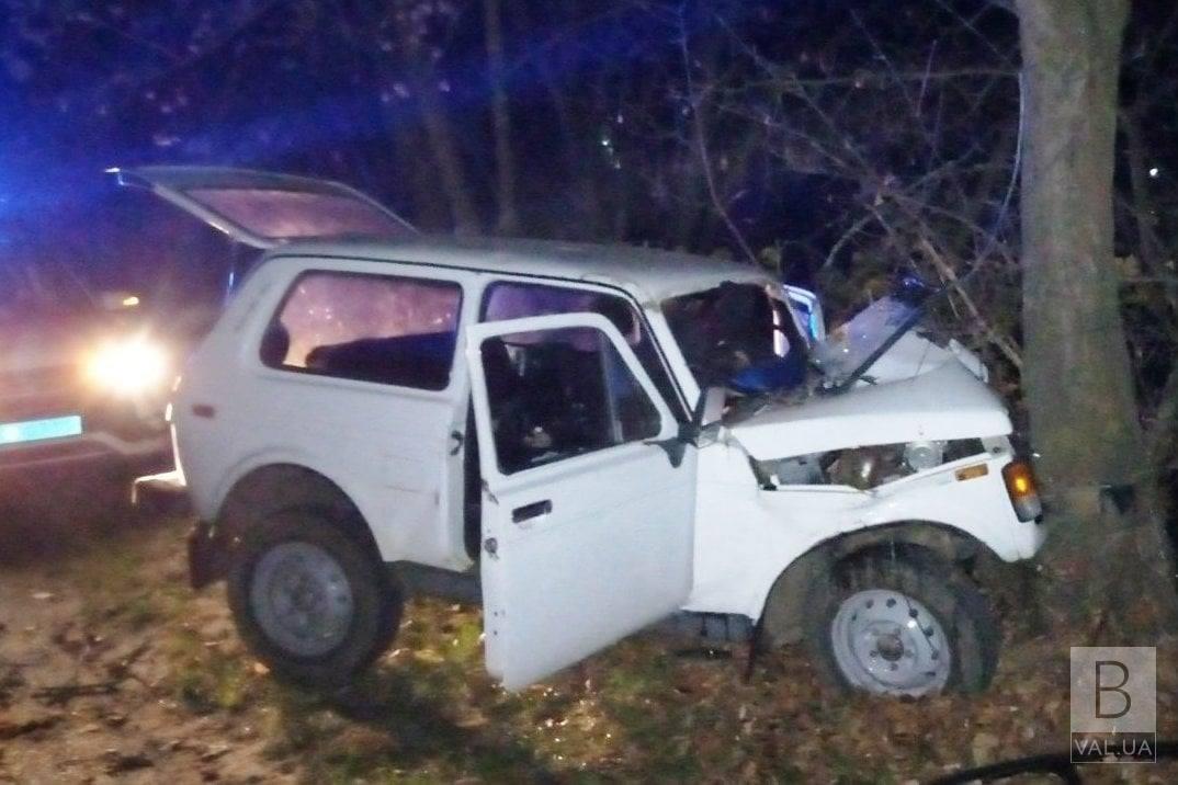 Смертельна ДТП у Прилуках: 28-річний водій «Ниви» врізався в дерево