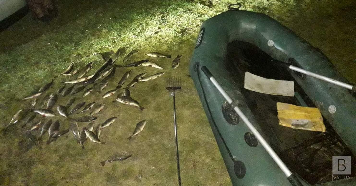 На Десні біля Количівки викрили браконьєрів, які в незаконний спосіб наловили риби на шість тисяч гривень