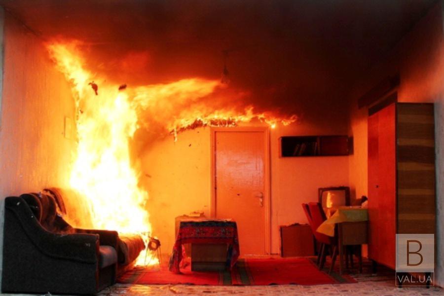 У Бобровиці під час пожежі жінка отримала термічні опіки