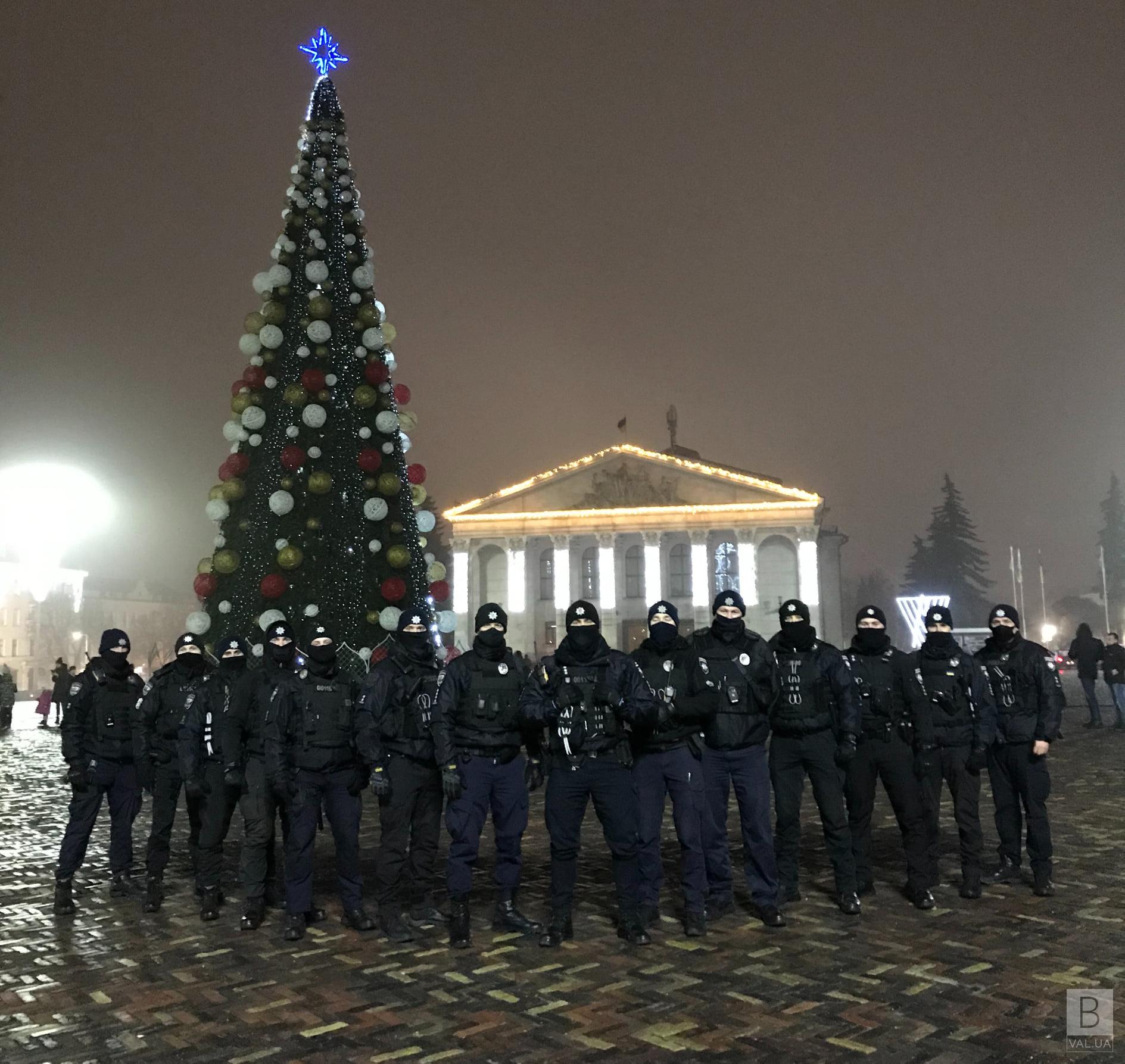  На Чернігівщині близько двохсот правоохоронців забезпечували порядок на новорічні свята 