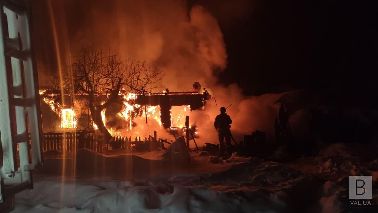 На Чернігівщині за добу в пожежах загинули дві людини. ФОТО