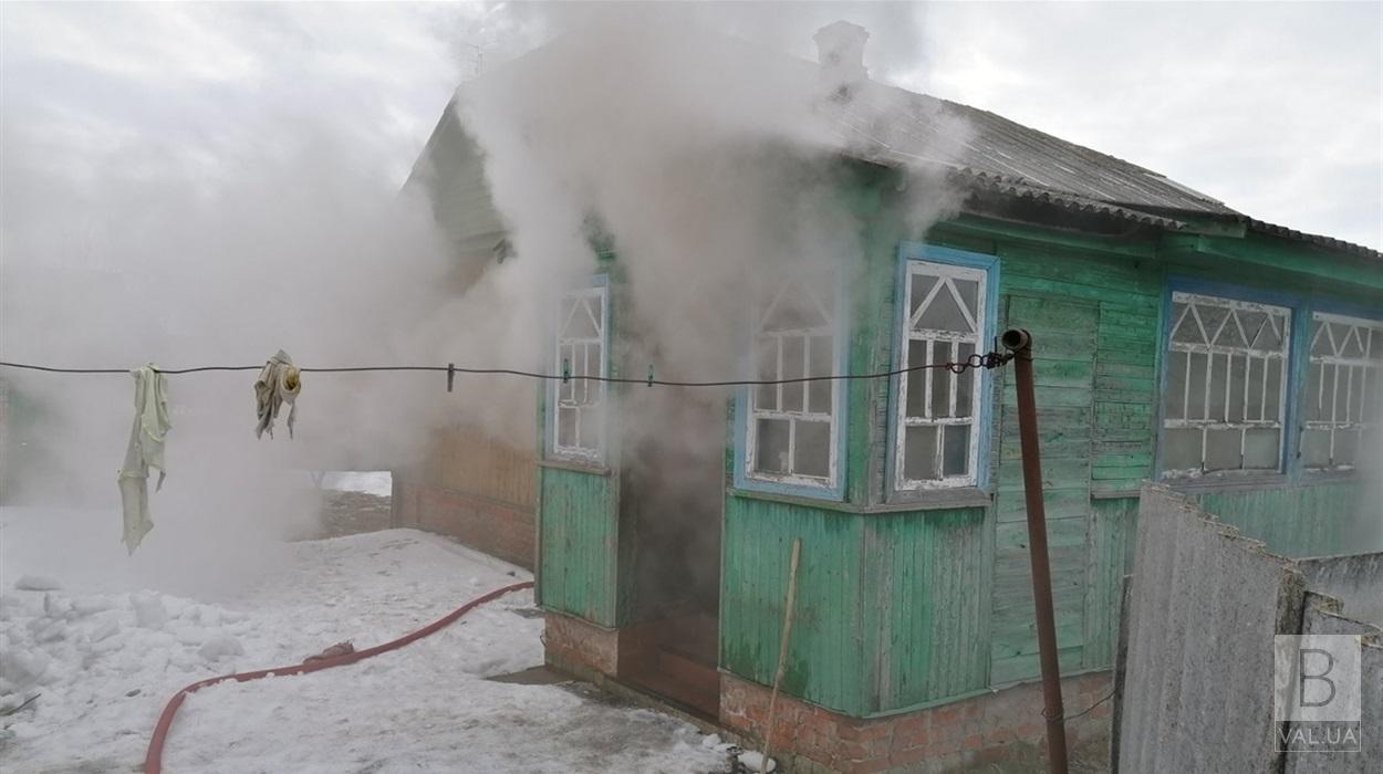 На Чернігівщині в пожежі загинув чоловік. ФОТО