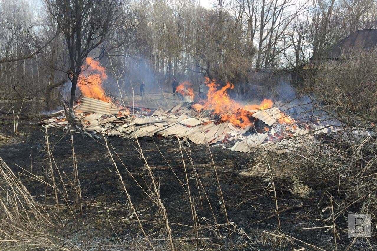 Протягом доби через спалювання сухої трави на Чернігівщині сталися 25 пожеж. ФОТО