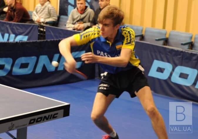 Спортсмен з Чернігівщини - сильніший юніор України з тенісу настільного 