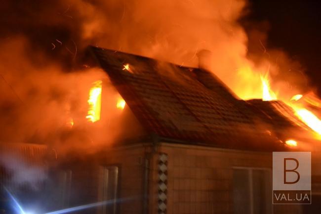 На Чернігівщині згорів житловий будинок