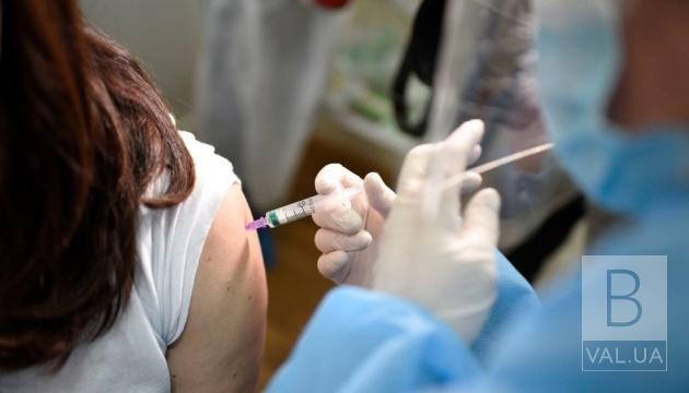 На Чернігівщині за добу вакцинувалися 3484 людини