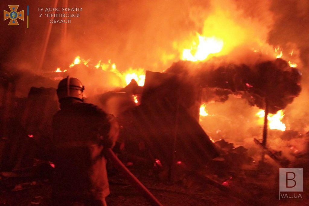 У Менській громаді згоріли 12 тонн сіна. Ймовірна причина — підпал