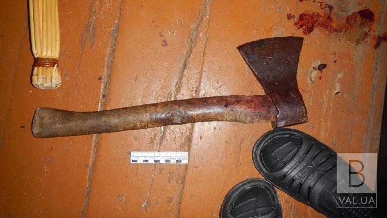 На Чернігівщині п’яний чоловік сокирою вбив свого рідного дядька 