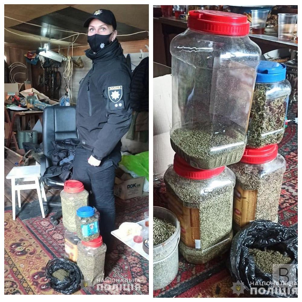 У жителя одного з сіл на Чернігівщині вилучили наркотиків на понад 100 тисяч гривень