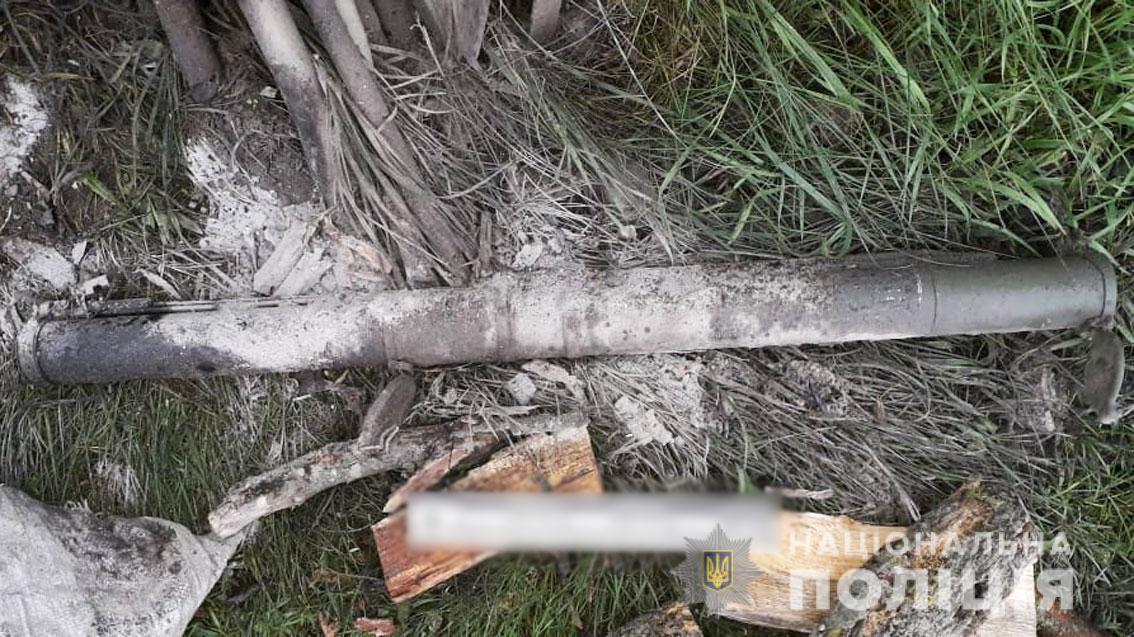 Вибух біля Чернігова: травмувався чоловік, який зберігав реактивні протитанкові гранатомети