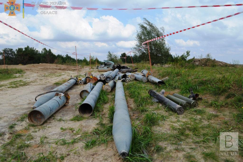 За тиждень на Чернігівщині знайшли 883 вибухонебезпечні предмети