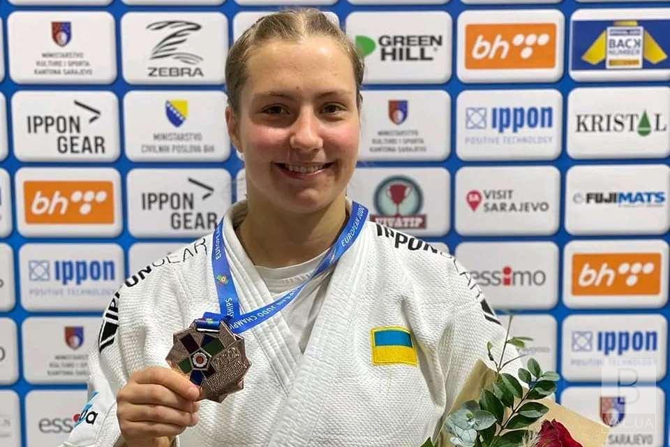 Ніжинська дзюдоїстка – бронзова призерка молодіжного чемпіонату Європи