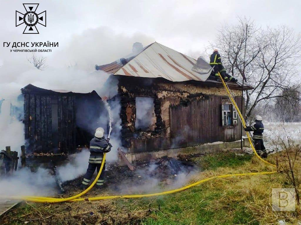 У Чернігівському районі рятувальники виявили обгоріле тіло чоловіка