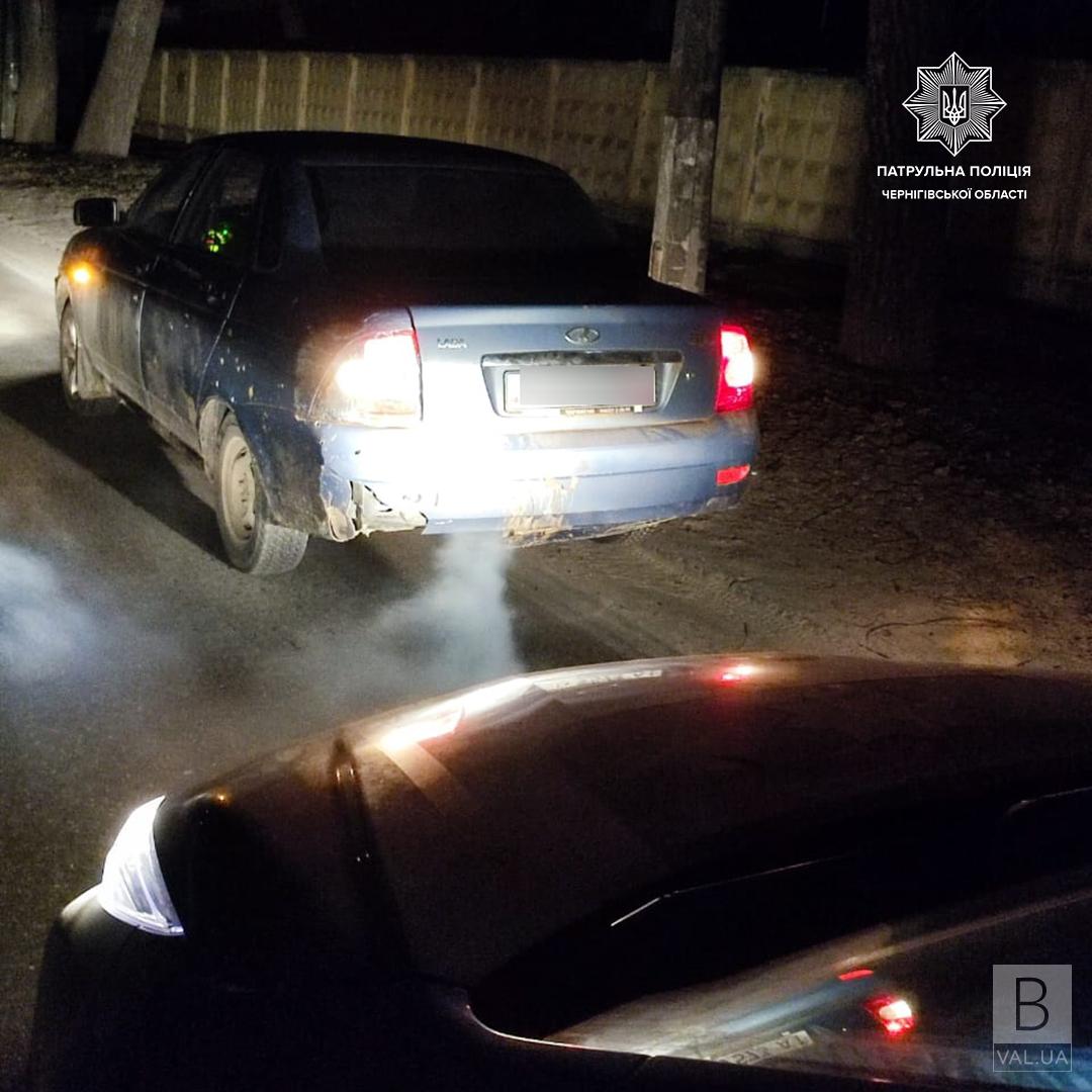 П’яний та без документів: у Чернігові затримали 25-річного водія