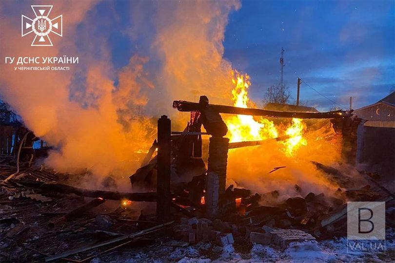 На Чернігівщині протягом однієї доби пожежі забрали життя трьох людей
