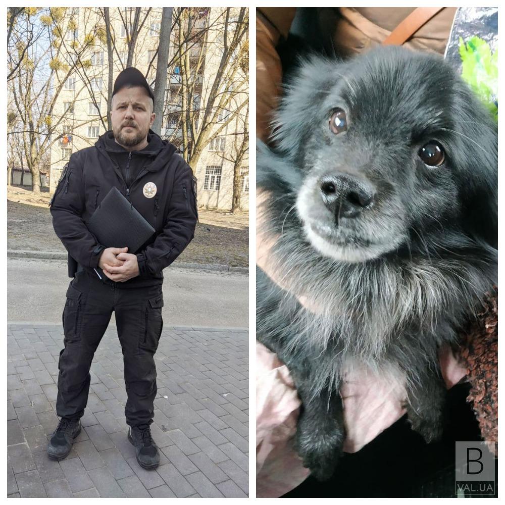 Чернігівський дільничний поліцейський допоміг врятувати життя собаки