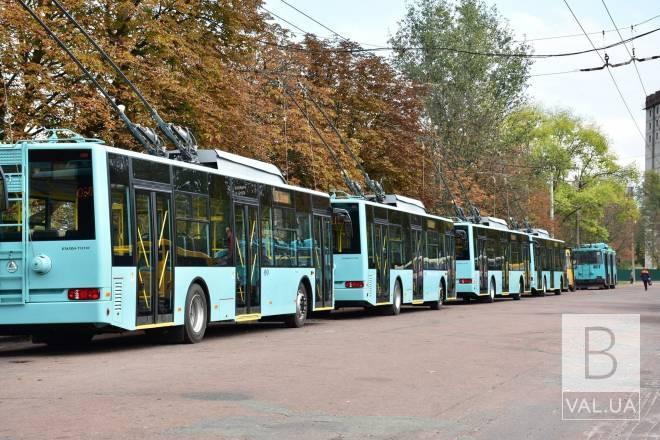 У Чернігові три нові тролейбуси вже пройшли «обкатку»