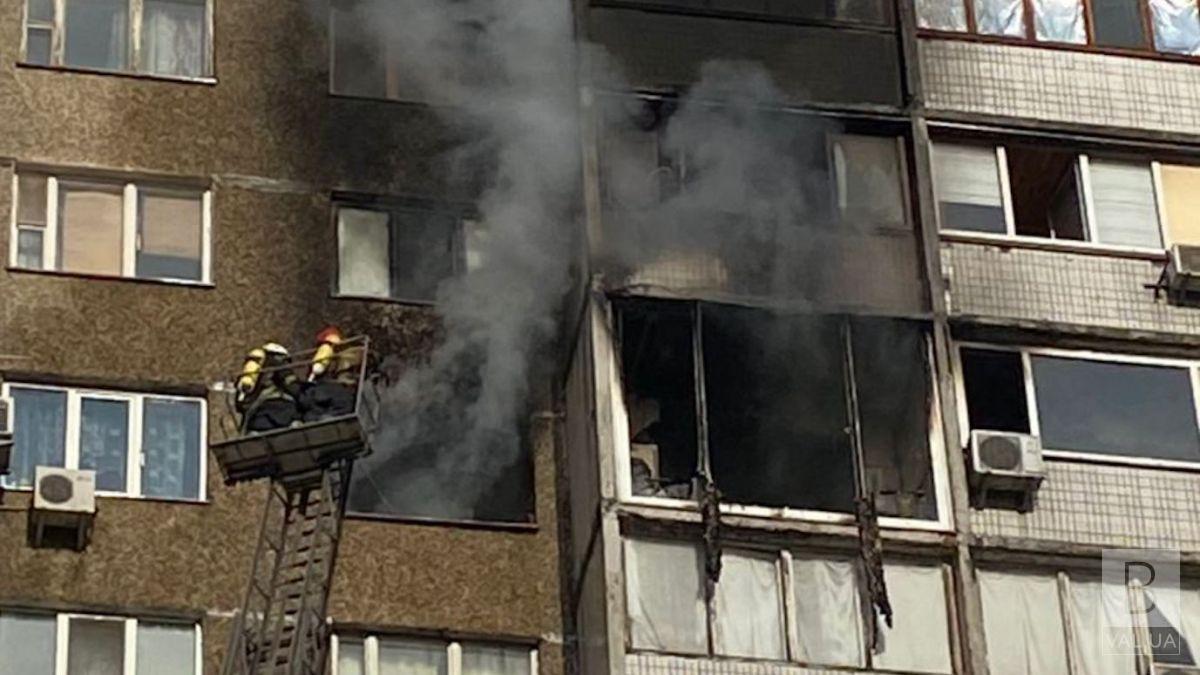 У Чернігові під час пожежі в багатоповерхівці загинула 87-річна жінка