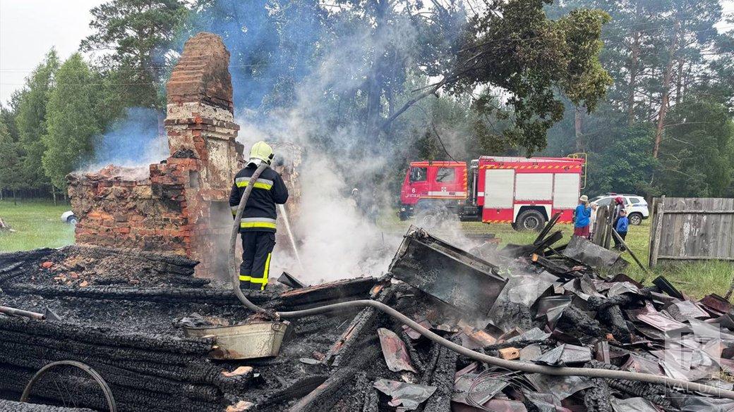 На Чернігівщині пожежа забрала життя чоловіка