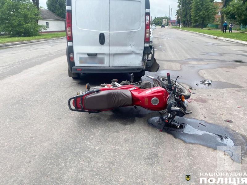 У Новгороді-Сіверському в ДТП травмувався мотоцикліст: він у лікарні