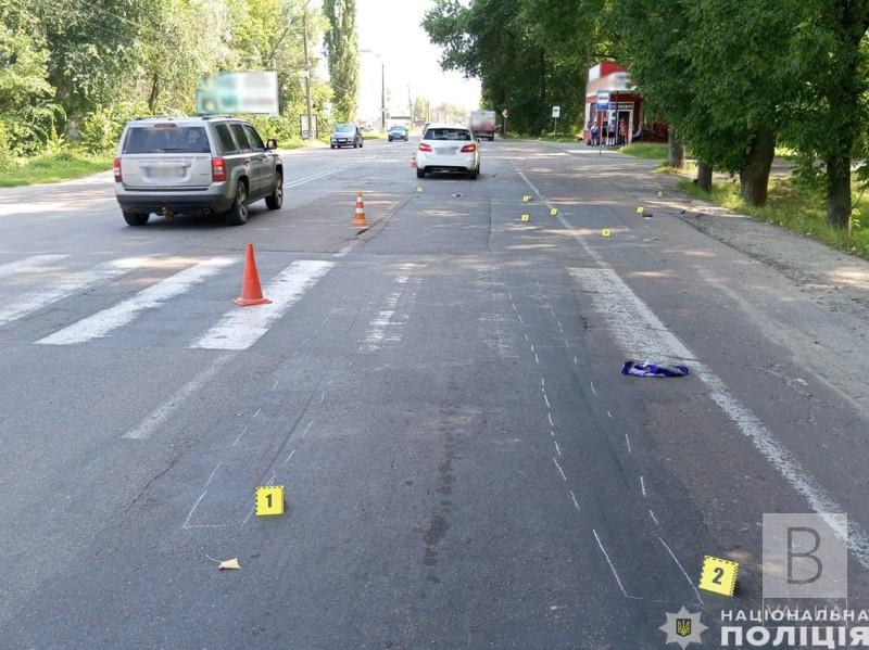 У Ніжині 57-річна водійка за кермом легковика збила пенсіонерку на пішохідному переході: жінка загинула