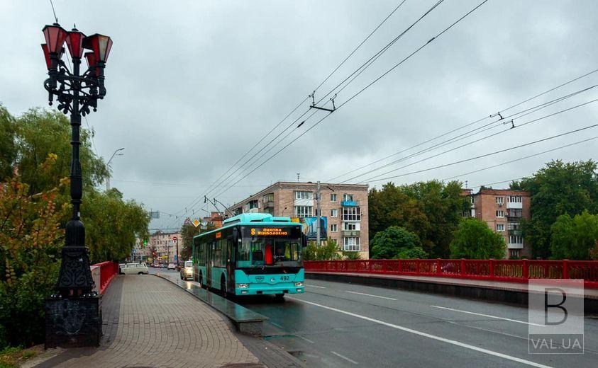 У Чернігові до кінця доби 22 липня призупиняється рух тролейбусів №8