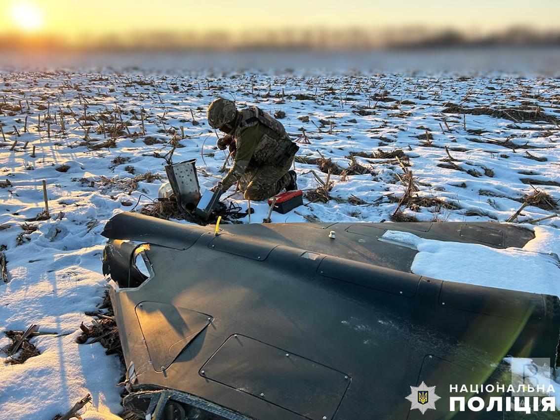 На Чернігівщині вибухотехніки знешкодили бойову частину збитого БпЛА